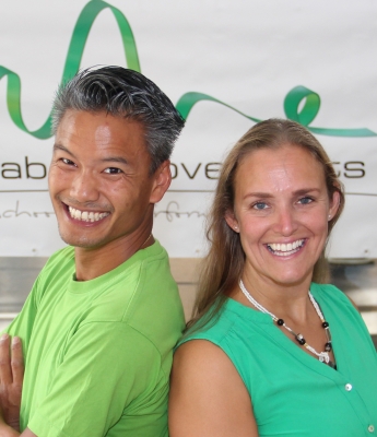 Johannes Swart en Femke Baas