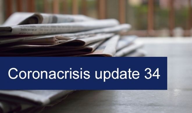 Coronacrisis Update nummer 34, vrijdag 7 mei